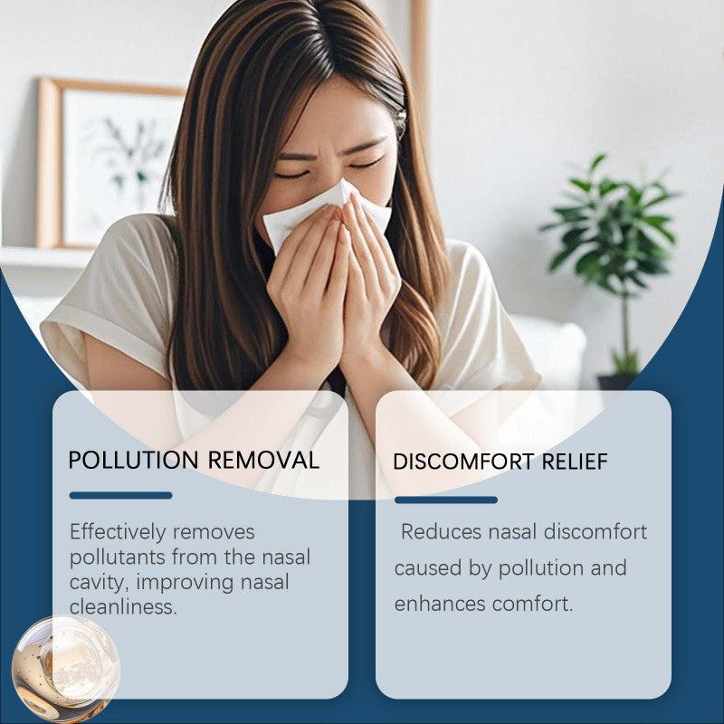 Gentle Herbal Nasal Spray for Congestion Relief