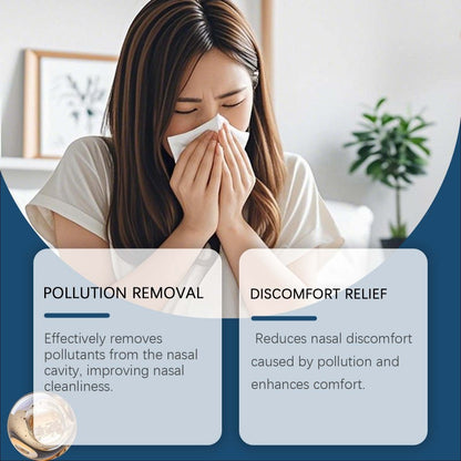 Gentle Herbal Nasal Spray for Congestion Relief