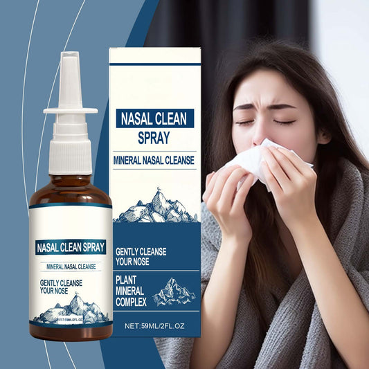 Gentle Herbal Nasal Spray for Congestion Relief