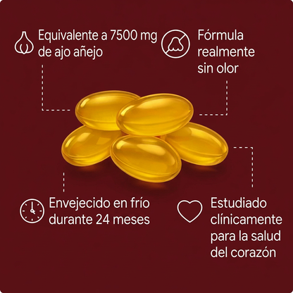 Extracto de ajo envejecido — clínicamente estudiado para una presión arterial saludable