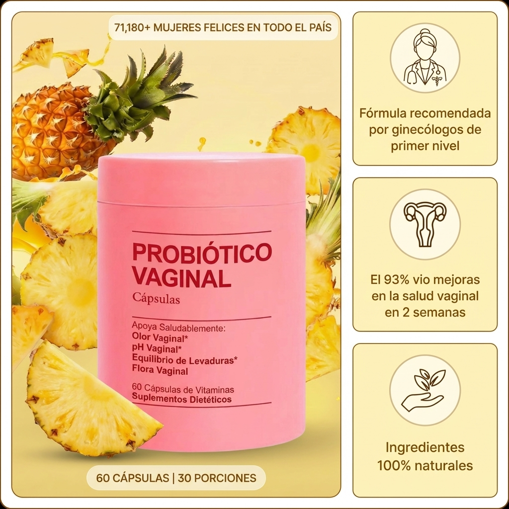 Probiótico Vaginal BellamyBliss - 100% Real