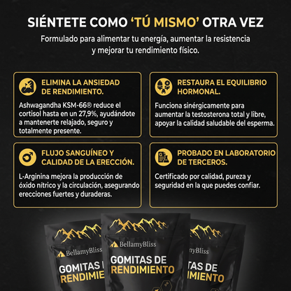 BellamyBliss™ Gomitas de Rendimiento Masculino
