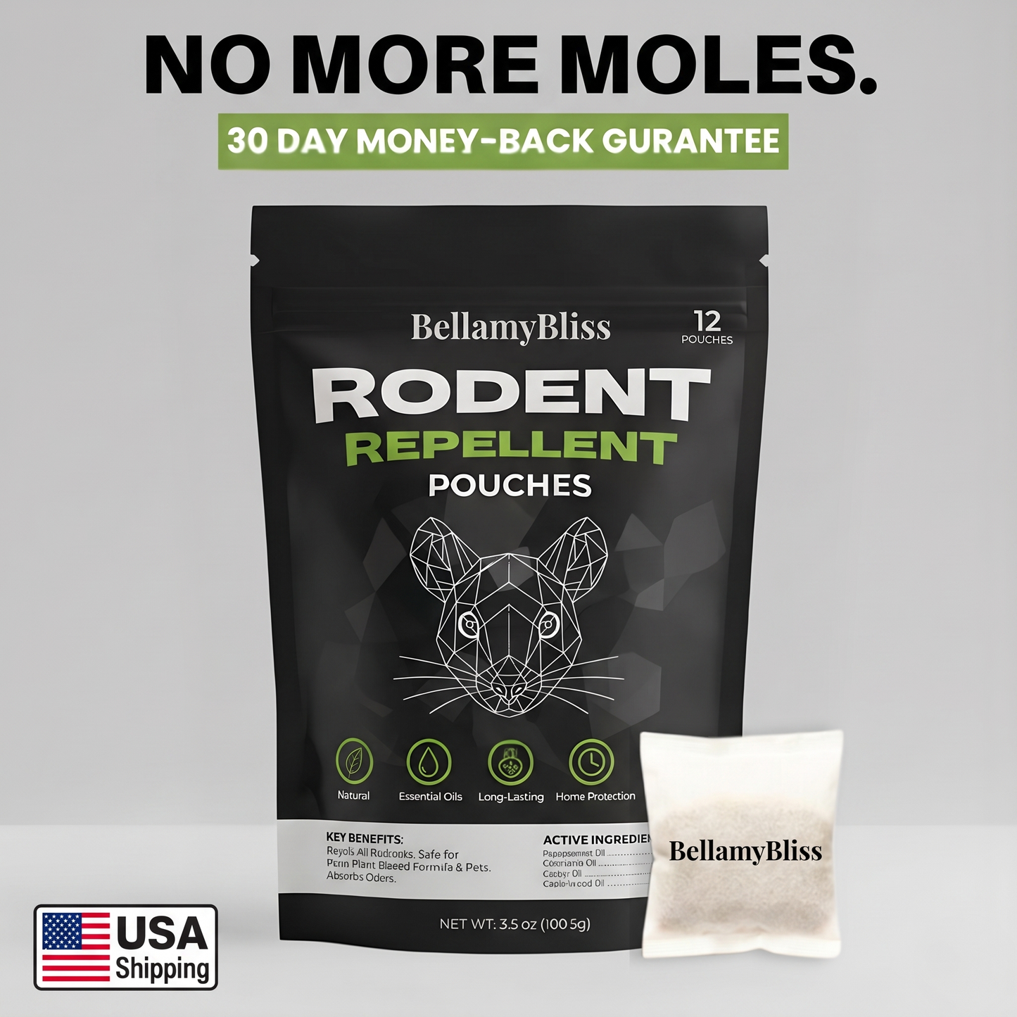 BellamyBliss™ Rodent Repellent Pouches
