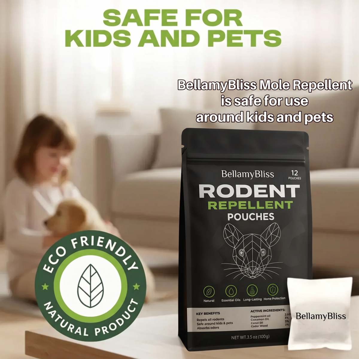 BellamyBliss™ Rodent Repellent Pouches