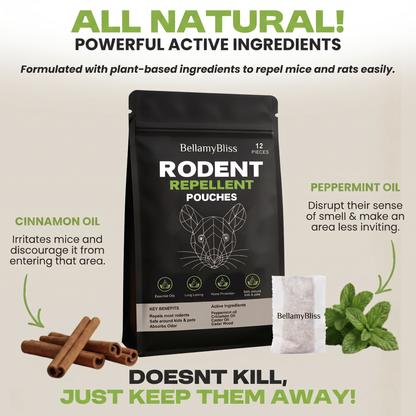 BellamyBliss™ Rodent Repellent Pouches